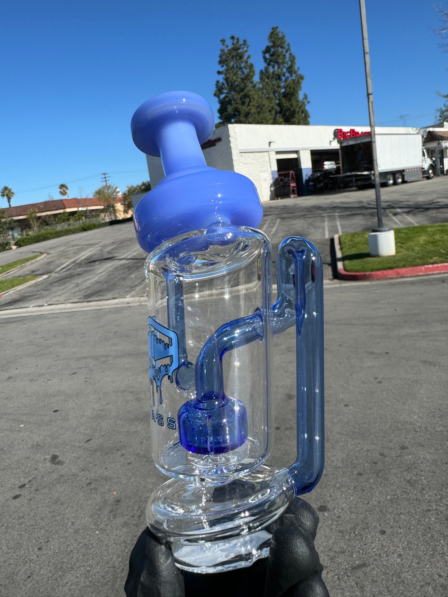 Ic Glass Blue Puffco Peak Top