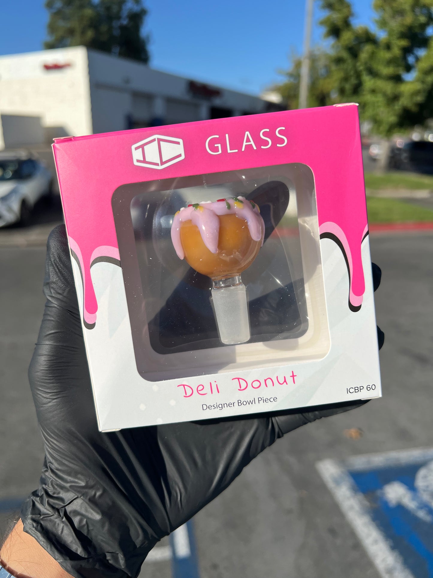 Ic Glass Deli Donut Bowl