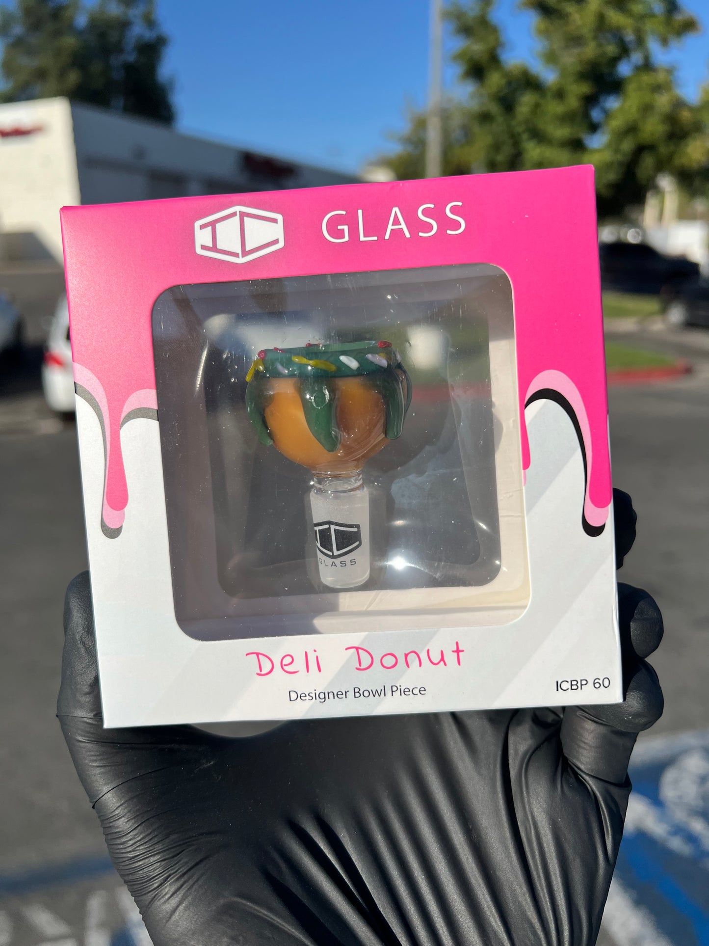 Ic Glass Deli Donut Bowl