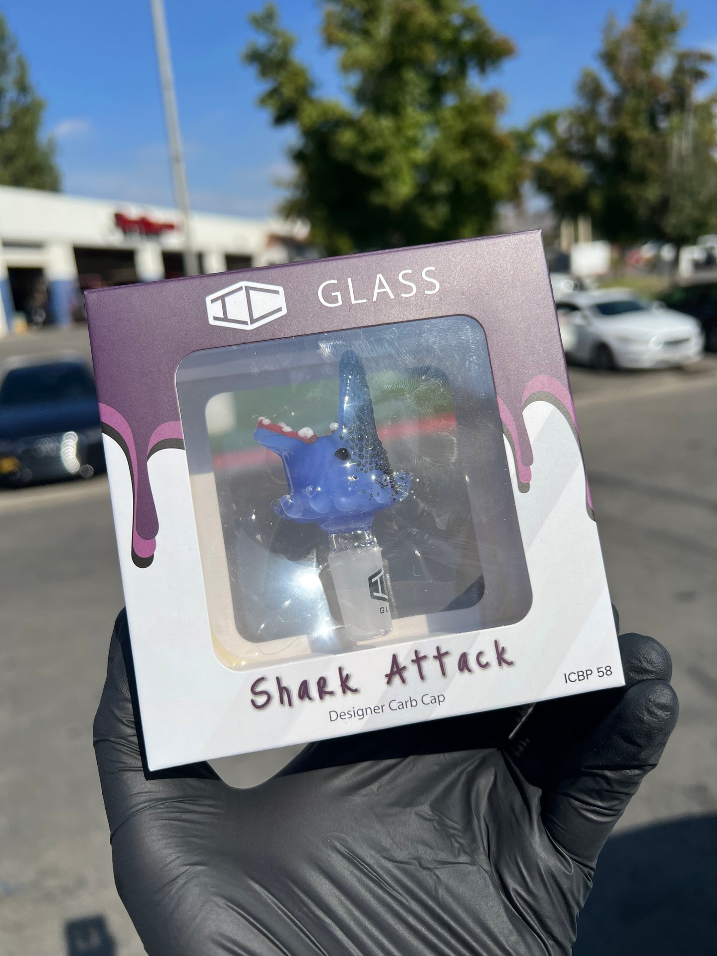 Ic Glass Shark Attack Bowl 14 mm