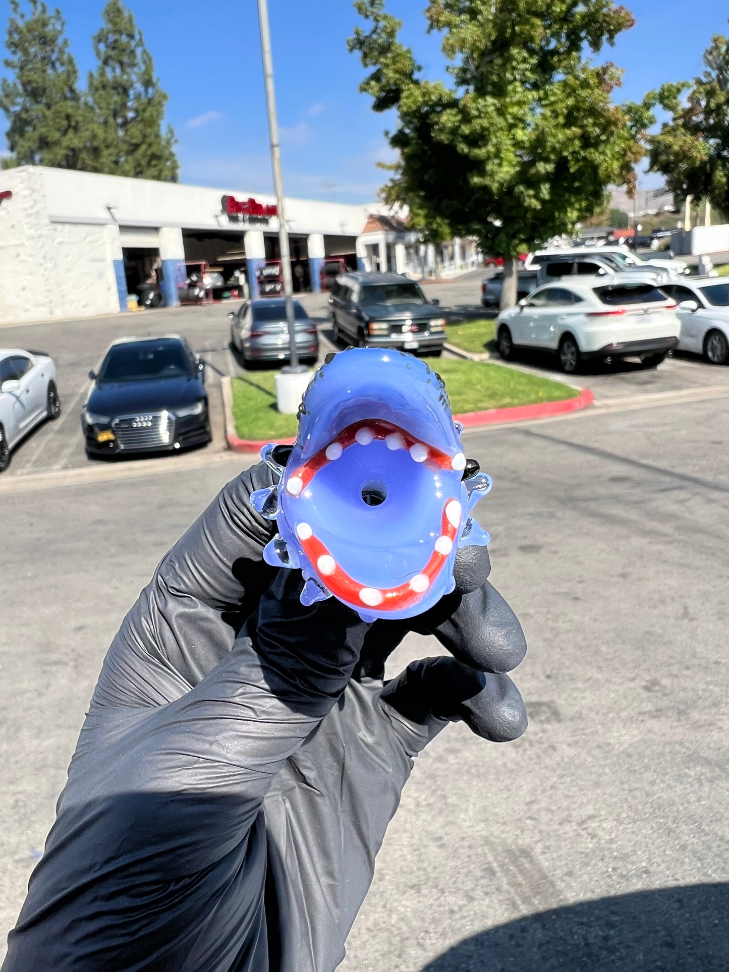 Ic Glass Shark Attack Bowl 14 mm