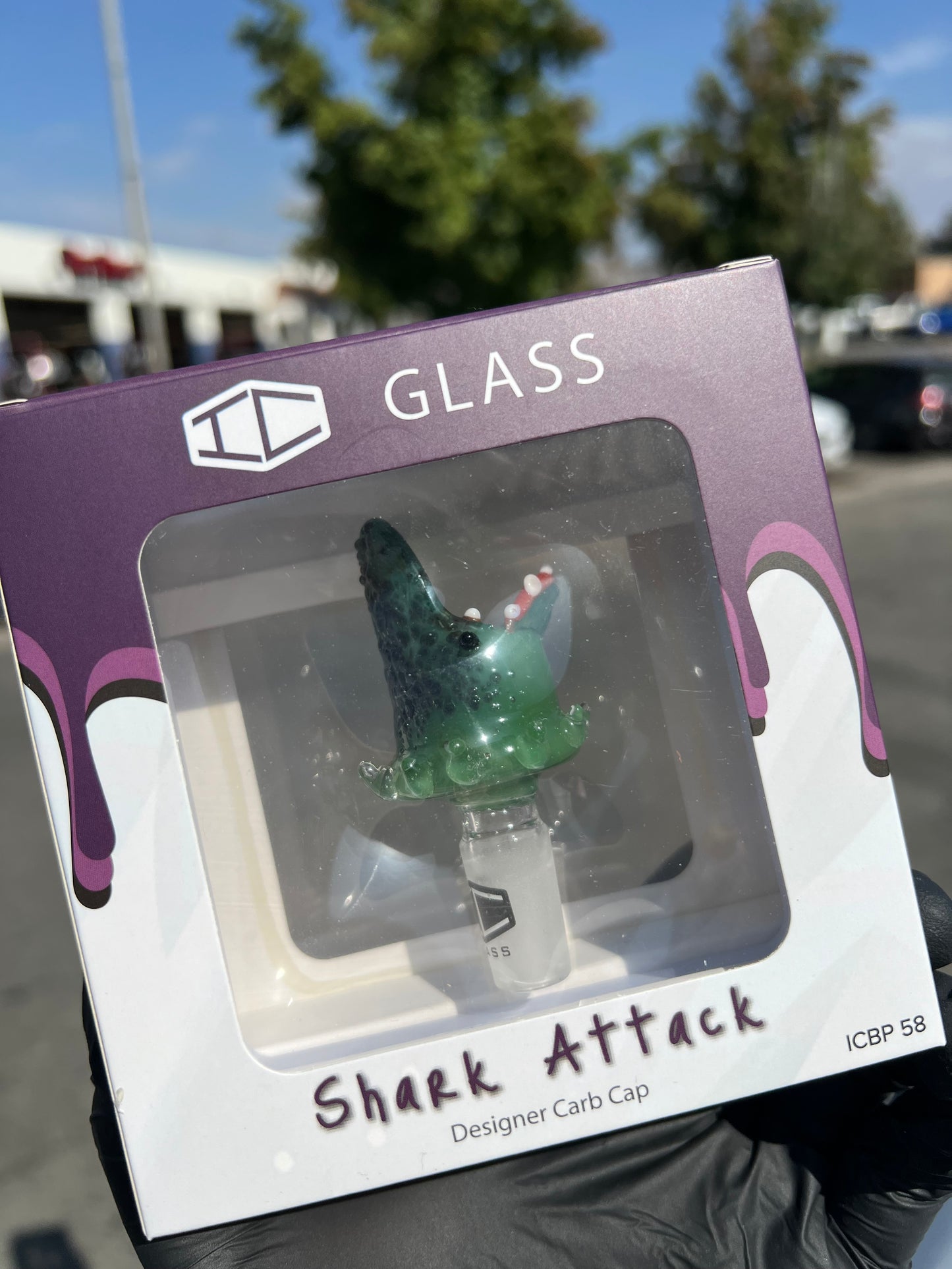 Ic Glass Shark Attack Bowl 14 mm