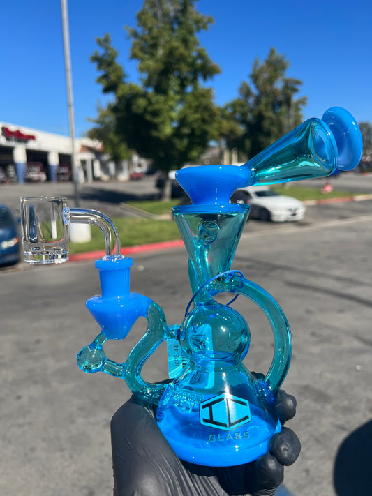 Blue IC Glass Rig