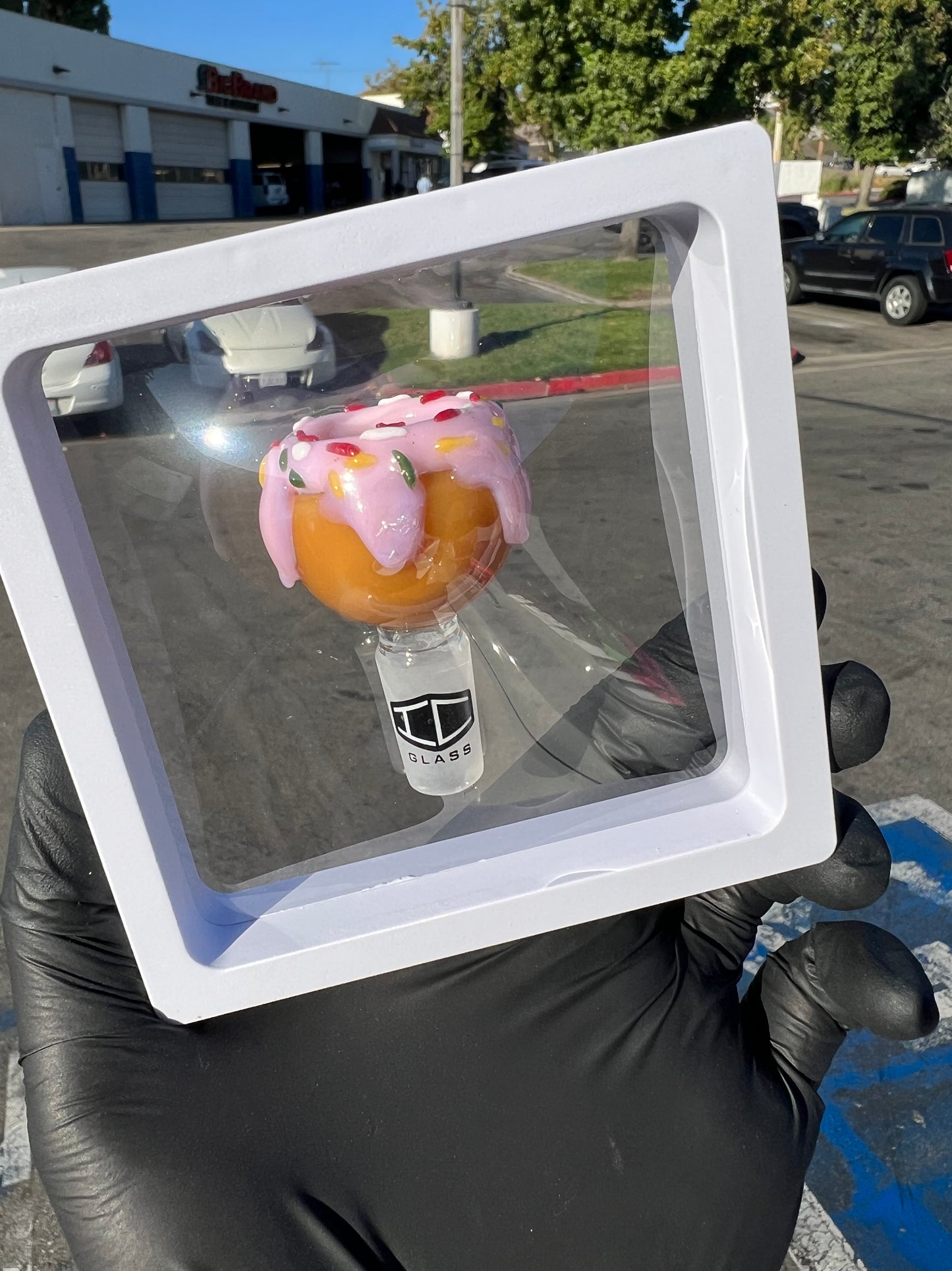 Ic Glass Deli Donut Bowl