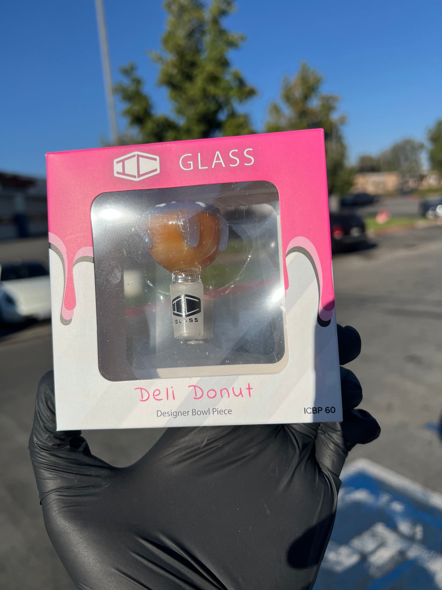 Ic Glass Deli Donut Bowl